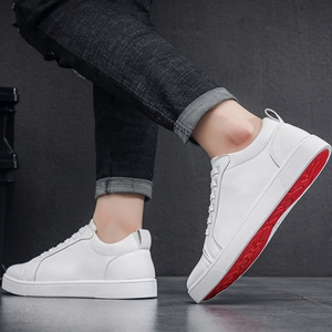 Zapatillas Blancas de Estilo Coreano para Hombre, Primavera, Calzado Casual Moderno para Jóvenes - Product Image 3