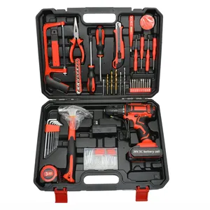 Xách Tay Không Dây Tác Động Khoan Máy Đa-Công Cụ Điện Tua Vít Thiết Lập Carbon Thép 1/2 Ổ Đĩa OEM Tùy Chỉnh Công Cụ Điện - Product Image 3