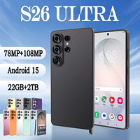 Smartphone S26 Ultra 5G, appareil photo HD 108MP, résolution haute définition, 8000mAh, grand écran de 6,99 pouces, double SIM, téléphone mobile Android