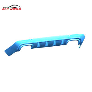 Nouveau diffuseur de pare-chocs arrière en plastique noir mat style V1 avec découpes pour crochet de remorquage pour Dodge <span class=keywords><strong>Challenger</strong></span> 15-23 – Ventes flash usine - Product Image 3