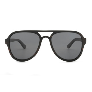 Gafas de Sol de Aviador Cuadradas de Acetato de Lujo 2026, <span class=keywords><strong>Color</strong></span> Carey, con Lentes de Nailon, Lentes Verdes TAC Polarizadas - Product Image 2