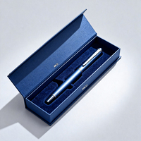 Boîte cadeau magnétique personnalisée en usine avec laminage brillant, emballage pliable de luxe pour stylos, montres et colliers