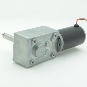Motor Reductor de Engranajes de Gusano de CC de 12V 24V 80rpm con Fuerte Imán - Product Image 2