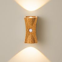 Lampe murale rechargeable à détecteur de mouvement, éclairage LED haut et bas, applique murale à LED, batterie 1200 mAh