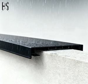 Profil de capuchon de clôture en aluminium personnalisé, étanche et résistant au soleil, design à clipser pour une installation facile, bande LED montable latéralement - Product Image 1