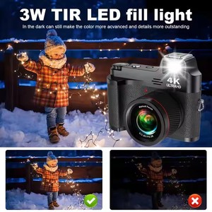 กล้องวิดีโอ TDC-5010P 4K ซูม 18 เท่า โฟกัสแบบแมนนวล สไตล์เรโทร ระดับมืออาชีพ สำหรับถ่ายภาพยนตร์ ถ่ายภาพ บันทึกวิดีโอ 4K สำหรับวีล็อกเกอร์ - Product Image 6