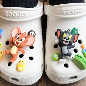 Gon22 phim hoạt hình mèo chuột nhựa Giày quyến rũ đầy màu sắc lỗ trẻ em giày trang trí bởi Faulkner - Product Image 4