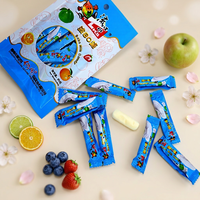 Vente en gros de chewing-gum Bobo aux saveurs fruitées assorties, certifié Halal ISO9001/HACCP, boîte de bonbons moelleux, paquets de 20g