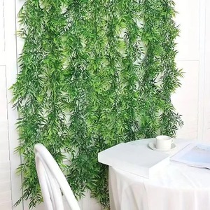 Bamboo Vines Artificial Bamboo <b>Leaves</b> Vine 180cm Long For Home <b>Wall</b> Balcony <b>Decoration</b> Greenery Plant - Product Image 3
