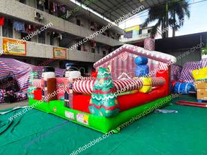 Juegos comerciales de Navidad Plaza de toros inflable Castillo de rebote Toro mecánico inflable - Product Image 3