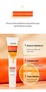 Crème pour les <span class=keywords><strong>yeux</strong></span> à la <span class=keywords><strong>vitamine</strong></span> <span class=keywords><strong>C</strong></span> pour une hydratation nourrissante, atténuation <span class=keywords><strong>des</strong></span> pattes d'oie, soin du <span class=keywords><strong>contour</strong></span> <span class=keywords><strong>des</strong></span> <span class=keywords><strong>yeux</strong></span>, réapprovisionnement en hydratation et adoucissement - Product Image 6