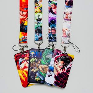 Lanyards de Anime de una Pieza al por Mayor, Correas para el Cuello, Porta Tarjetas, Llaveros para Gimnasio, Porta Llaves, Cuerda para Colgar DIY, Llaveros - Product Image 5