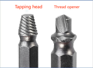 Apextech 2026 - Fabricant, Lot de 5 extracteurs de vis endommagées, extracteurs de boulons à extraction facile, outils de démontage de vis à double tête, pour têtes cassées - Product Image 5