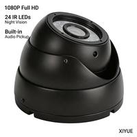 Caméra dôme avant AHD Xiyue XY-N8824 ABS 24 LED IR Starlight Microphone intégré DC12-24V Antichoc Étanche 720P pour Bus