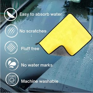 Customized Woven Coral Fleece <b>Microfiber</b> Car Cleaning <b>Towel</b>-Quick-Dry 400-800gsm GSM Options for Car Detailing - Product Image 3