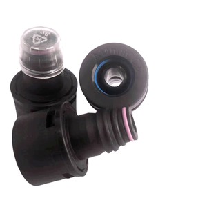 Airship Automotive <b>Quick</b> <b>Connector</b> FT-17-14x1.5 Nylon Pipe Fitting Body Plastic Black - Product Image 1
