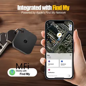 MFI Certified Ppid Locator Key Finder Hot Sellers Waterproof Smart GPS Tracker Pet Locator Anti-Lost Device With Find My Tags