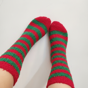 Striped Winter <b>Sleep</b> <b>Socks</b> for Maternity Warm Christmas Gift for Women - Product Image 1