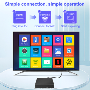 Lecteur multimédia intelligent 4K le plus vendu, boîtier TV Android 11 avec processeur quadricœur, WiFi, 2 Go de RAM - Product Image 3