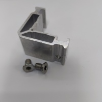 Tengshuo 6063-T5 Support d'angle en aluminium monobloc moulé sous pression, moderne, durable et solide, 90 degrés, pour fenêtres, portes et applications domestiques