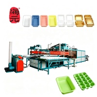 Machine à haute vitesse pour contenants alimentaires à emporter, équipement de thermoformage automatique de boîtes en mousse PS, ligne d'emballage jetable