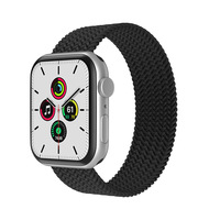 Single-Loop Herring bone Geflochtenes Gummiband für Apple Watch Nylon armband Kompatibel mit Iwatch