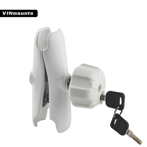 38mm/C Sizes /1.5'' White Security Double Socket Arm VIN-C-8.7C-Lock-white/VIN-C-15C-Lock-white <b>for</b> <b>Tablet</b> Mount - Product Image 2