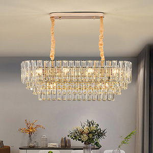 Modern Crystal Round <b>Chandelier</b> Led <b>Light</b> For Living Room And Dining Room Home Decor - Product Image 2