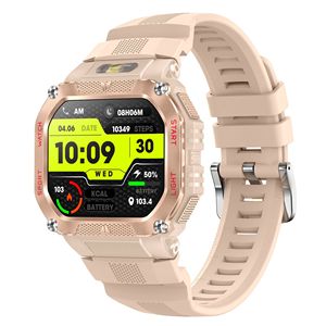 Montre connectée de sport en plein air HT34, appel Bluetooth, moniteur de fréquence cardiaque, moniteur de sommeil, étanche 3ATM, montre de fitness au poignet - Product Image 3