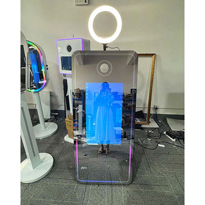 Arc Mirror <b>Selfie</b> Booth Mirror Photo Booth Flush Mirror Foto Booth - Product Image 1
