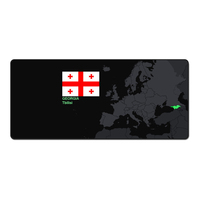Wellux – grand tapis de souris noir 900x400mm, Base antidérapante, imperméable, pliable, pour les joueurs, bureau, carte de jeu