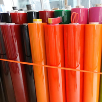 Film PVC de couleur opaque personnalisé 0,2 mm 0,5 mm Film PVC coloré transparent