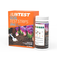 Kit de bandelettes de test de sol professionnel 2-en-1, testeur de pH du sol, d'azote et de flocculation pour l'entretien des jardins, des pelouses et des plantes potagères