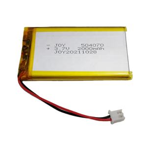 بطارية ليثيوم أيون بوليمر قابلة لإعادة الشحن 3.7 فولت 2000 مللي أمبير مع لوحة دوائر مطبوعة (PCB) - موديلات 504070، 404070، 604070، 704070، 804070، 904070، 104070 - Product Image 6