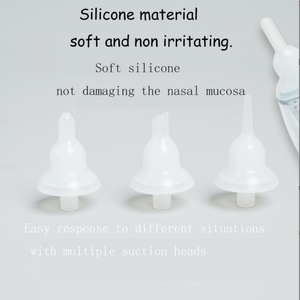 Aspirador Nasal Eléctrico para Bebés y Niños Pequeños, Cabezal de Silicona Suave, Limpiador Nasal de Vacío para Recién Nacidos - Product Image 4
