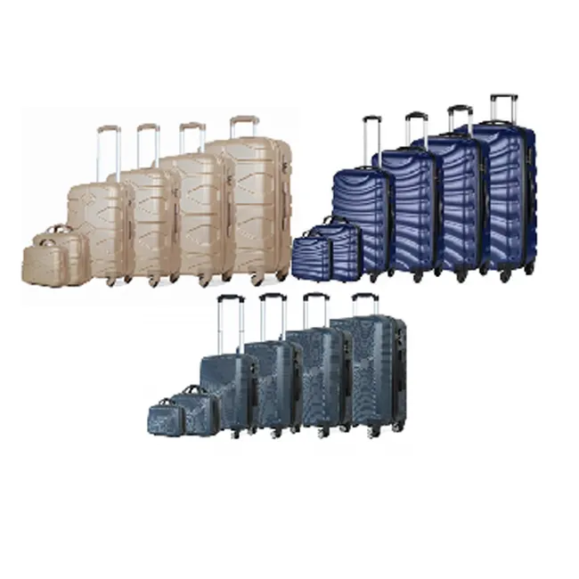 Good Price Complete Size Specifications Travelling Bags Hard Shell Luggage Six Pieces Suitcase Set