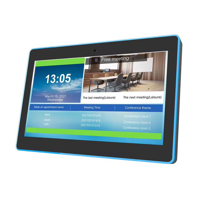Wall Mount Android 8.1 Tablet 10.1 Inch IPS Screen 1280x800 Capacitive Touch PoE DC RK3288 3-Year Warranty Professional Use
