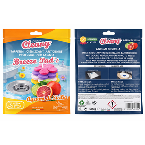 Tapis de cuisine anti-odeurs Cleany Breeze Pads, parfum agrumes, 500g - Product Image 2