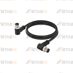 <span class=keywords><strong>Cable</strong></span> Macho a Macho de 8 Pines con Conector Codificado A, <span class=keywords><strong>Cable</strong></span> AWG24, Enchufe de <span class=keywords><strong>Doble</strong></span> Extremo, Adaptador de <span class=keywords><strong>Cable</strong></span> de Conexión de Señal de Sensor Industrial - Product Image 4