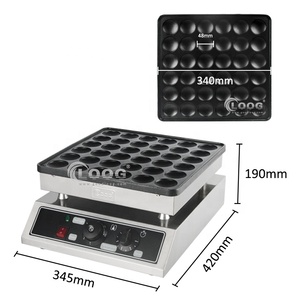 Poffertjes máquina eléctrica Mini panqueques de 36 <span class=keywords><strong>hoyos</strong></span> para la comida de la <span class=keywords><strong>calle</strong></span> y café - Product Image 3