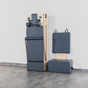 Lit de réforme pliable en bois de chêne durable pour le <span class=keywords><strong>yoga</strong></span> et le <span class=keywords><strong>Pilates</strong></span>, réforme pliable pour la maison - Product Image 1