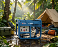 Générateur diesel portable monophasé 3 kW, puissance nominale 2,8 kW, pour le camping et la maison