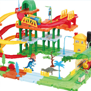 Regalo de Navidad los niños bricolaje montar juguete coche de carreras de <span class=keywords><strong>pista</strong></span> con batería operatd - Product Image 4