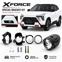 Feux antibrouillard LED laser 12V 24V pour Mitsubishi Xforce, lentille de projecteur tricolore de 2 pouces avec support pour la modification de voiture