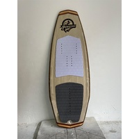 Planches de wakeboard en époxy en gros avec teinte résine et design en placage de bambou pour les eaux océaniques - Unisexe
