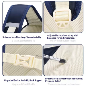 Mochila กระเป๋าใส่หนังสือเรียนความจุขนาดใหญ่กันน้ำมีโลโก้ออกแบบได้ตามต้องการ - Product Image 3