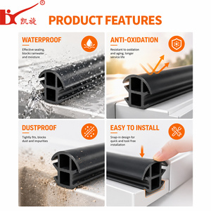 Bande d'étanchéité pour panneaux solaires en EPDM, <span class=keywords><strong>prix</strong></span> d'usine professionnel, taille personnalisée, protection de cadre de montage photovoltaïque, vente en gros - Product Image 2