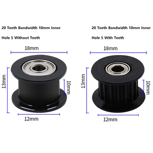 Yüksek Kaliteli <span class=keywords><strong>20</strong></span> Dişli <span class=keywords><strong>GT2</strong></span> Zamanlama Kayışı Kasnağı, 3D Yazıcı için Özelleştirilebilir OEM Çelik Kasnak - Product Image 4