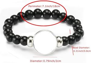 Braccialetto con Bandiera Nazionale Tedesca, Bracciale Elastico con Perline, Supporta il Tuo Paese, Souvenir di Viaggio, Regalo per Uomini e Donne - Product Image 4