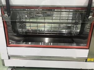 Four de boulangerie rotatif de machine de gril de rôtisseries de poulet <span class=keywords><strong>électrique</strong></span> d'acier inoxydable de représentation de coût élevé <span class=keywords><strong>horizontale</strong></span> - Product Image 5
